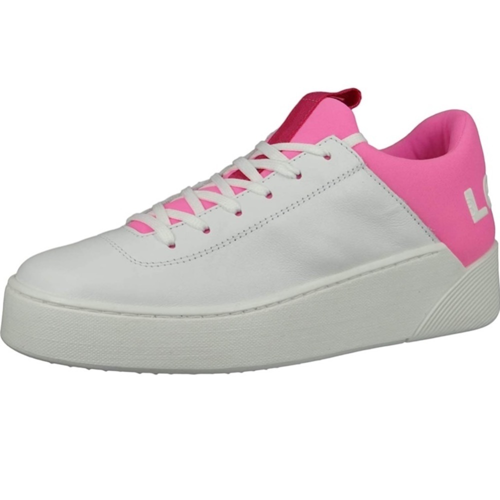 Levi's White and Pink Women's Sneakers